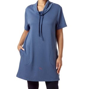 💙HUE Short Sleeve Lounge Tunic Indigos szL💙